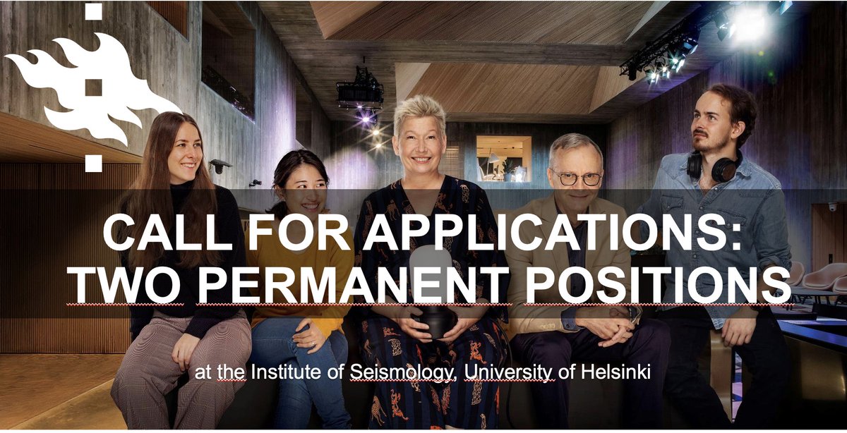 📢Job alert: Come to work with us at Institute of Seismology, University of Helsinki @Seismofin @Seismologit @GeoHelsinkiUni @KumpulaScience 
Read more from comments and help us to spread the announcement⬇️ 
#seismology @EPOSeu @EGU_Seismo