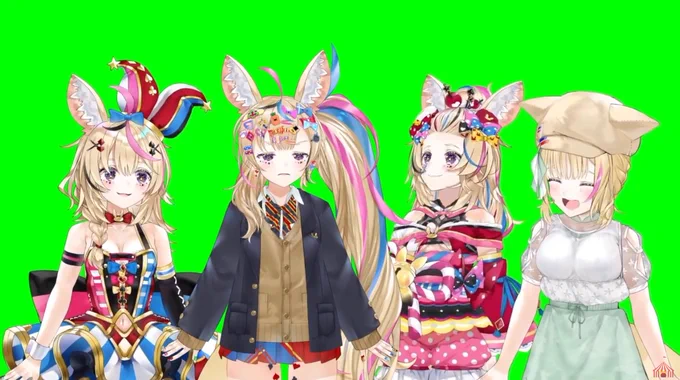 四等分のおまるん…?幻覚か?#尾丸ポルカ新衣装 