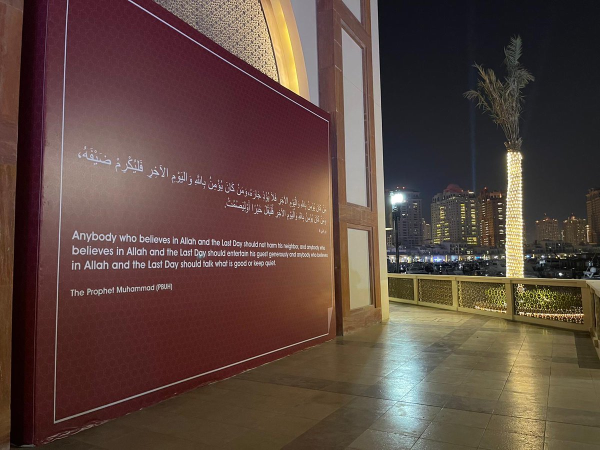 jakjakal's tweet photo. My brother lives in Qatar and said these reminders are all over Doha in readiness for the World Cup. Allah allow hearts to open . https://t.co/rHyNIpJy61
