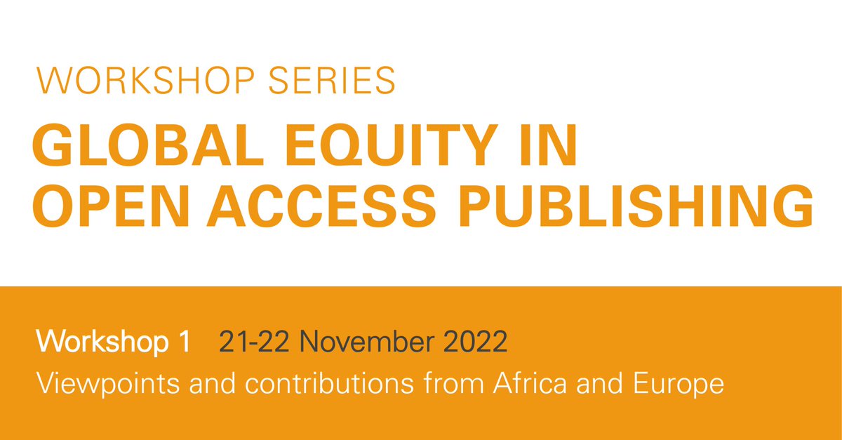 At our conference, we brought together world regions to address equity in the #RoadToOpenScience. To continue the conversation, join us in this workshop on global equity in #OA publishing ➡️ oa2020.org/events/worksho… #OpenAccessWeek #OAWeek