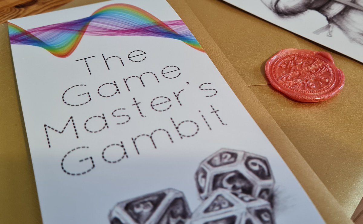 The Game Master's Gambit is out now! Inside this puzzle game inspired by ttrpgs, you can subvert a tyrant, solve fearsome riddles, and find the secret at the heart of the Game Master's Gambit! Available worldwide from my Etsy store - etsy.com/uk/listing/133…