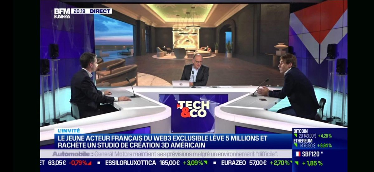 Last night, one of our founders, <a href="/PGuigourese/">Pierre Guigourèse</a>, visited the studio of <a href="/BFMTV/">BFMTV</a> and talked about the €5M funding round and the acquisition of <a href="/Polycount_io/">Polycount</a>. You can see the whole interview here: bit.ly/ExclusibleBFMTV