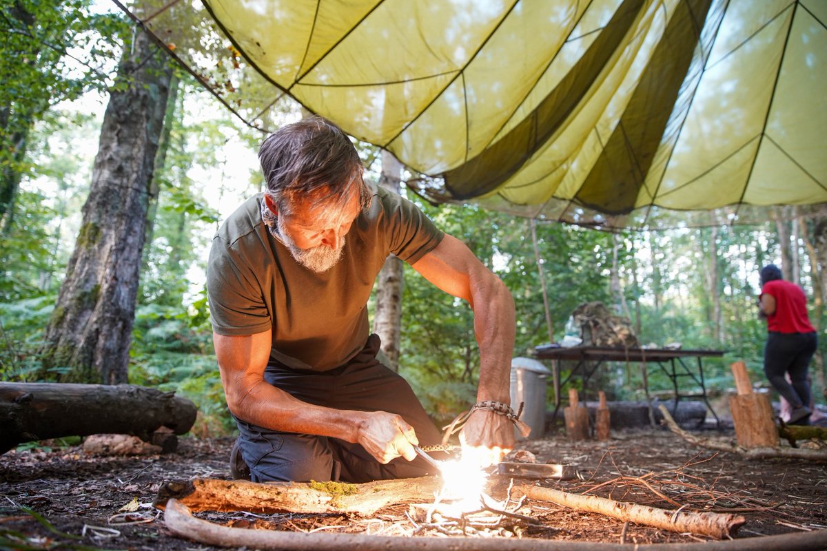 CommsUnplugged's tweet photo. #CONNECTION WITH #NATURE is at the heart of Comms Unplugged. The fabulous Layne Hamerston ran a brilliant #bushcraft session for us at #CU22. And what a setting he created! Getting Unpluggers truly back to nature learning the skills of our ancestors. Fab!
#wellbeing #learning https://t.co/mh1atJ5YUW