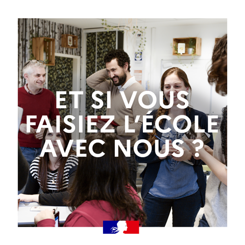 acversailles's tweet photo. #DevenirEnseignant | Et si vous faisiez l’École avec nous ? 

🗓️Les inscriptions aux concours de recrutement d'enseignants de la session 2023 ont lieu jusqu'au vendredi 18 novembre 2022.

Informations et conditions ➡️ https://t.co/0faFCQdcSp https://t.co/waihd9FMsO