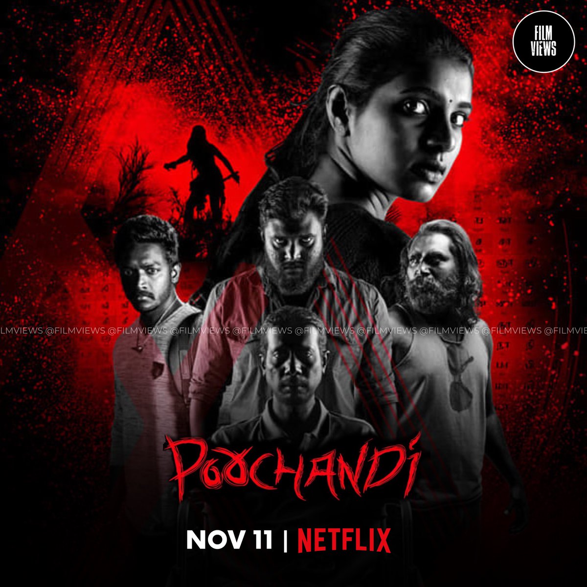 FilmViews_MY's tweet photo. Our very own Malaysian Blockbuster #Poochandi coming to Netflix on Nov 11.

#PoochandiOnNetflix #FilmViews @JkWicky https://t.co/NBwpwpRkat