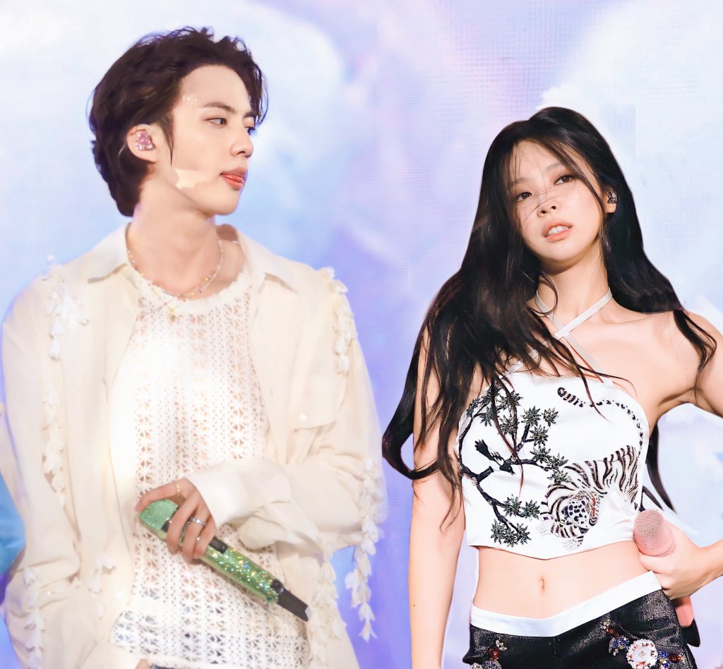 btsandjennie's tweet photo. Want collab JINJEN 🎤🙏
#Jin #JENNIE 
#jinjen #visualcouple #seokjinxjennie #jinjenisreal #jinjenforever #seoknie #kimkimcouple #kpopsinger #bangpink #btsblackpink #visualking #visualqueen #bts #KPOP #korean #TAENNIE
#jinsoo #jenkook #jirose #hunsoo #HAESOO https://t.co/fRptHeJLEN