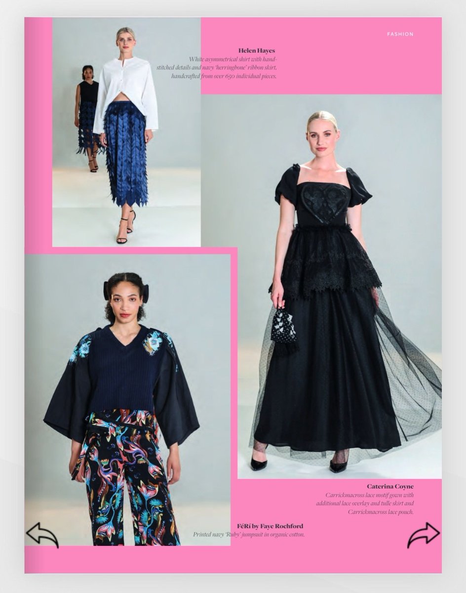 CIFDtweets's tweet photo. Our members @caterinacoyne @helenhayesclot1 and #feri #fayerochford featured in the new issue of @anthology_mag 
#irishfashion #irishdesign #irishfashionart #CIFD https://t.co/00yV3s0831