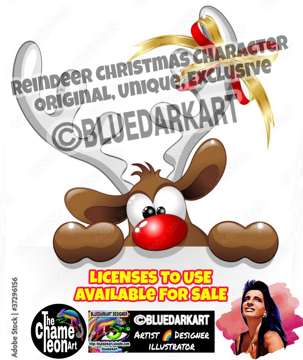 TheChameleonArt's tweet photo. 🔴 #licenses for #sale 🎄 #art ©️ #BluedarkArt 🎄 #Funny &amp; #Cute #Reindeer #Cartoon #character #Vectorart 🔴 #original &amp; #unique #vector #hiresolution #design 👉🏾 https://t.co/emyCd4ANHN
●
My #Portfolio 👉🏾 https://t.co/2d3hXle95K
●
#copyright #reindeerbluedarkart #copyrighted https://t.co/8L42dRLZvn