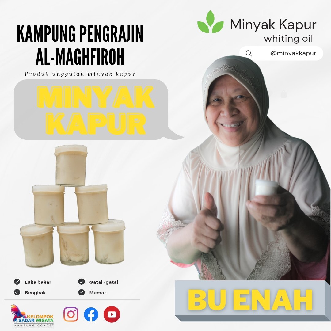 BangkamilI's tweet photo. Minyak kapur sekali oles lgsng kabur
#condet
#umkm
#cintacondet https://t.co/KvFmF5mVuv