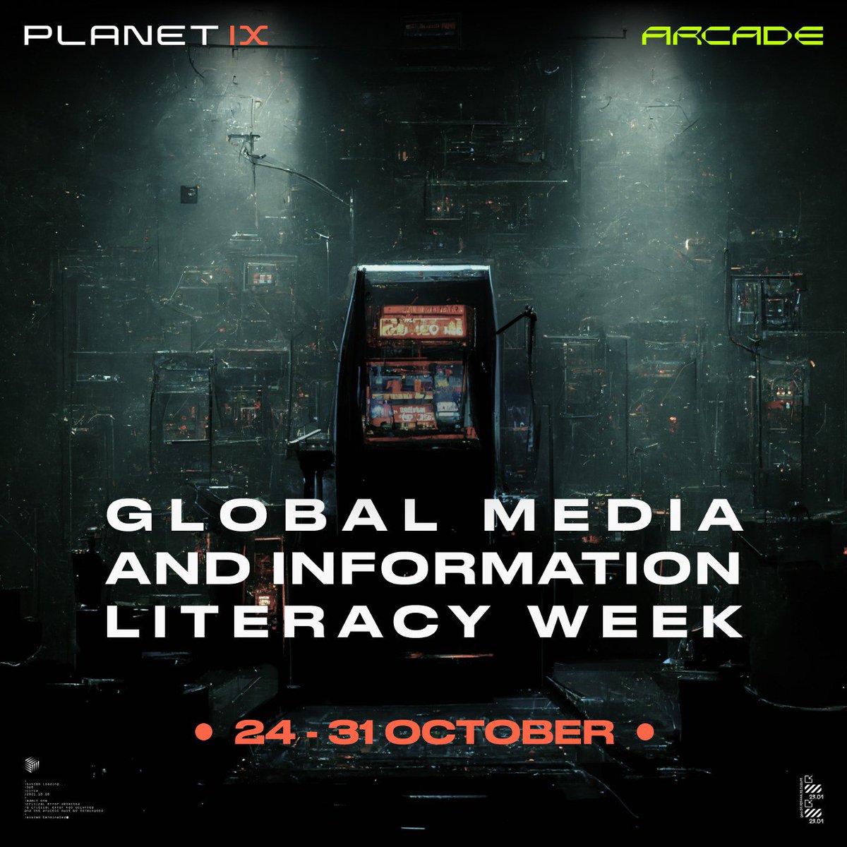 Planetix0's tweet photo. Educate the world &amp; bridge mass adoption to #Web3 through #gaming! 🙌

We're celebrating  #GlobalMILWeek2022 in collaboration with @arcade_nfts!

🏆Prizes 
1 Arcade NFT
2 AOC Badges
3 Cargo Drop 2 Packs
24 Starter Packs (3 packs per winner)

To enter 👇
https://t.co/QXa3pcjFx5 https://t.co/8xaneIULYq