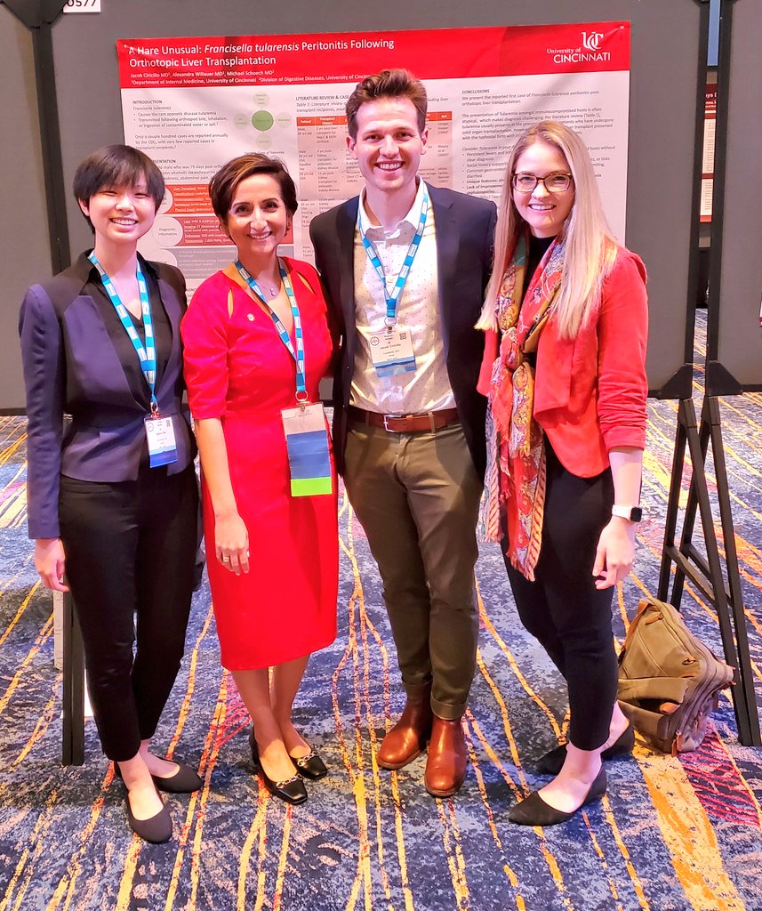 Incredibly proud of our GI Fellows and IM Residents presenting their research work at #ACG2022. The Future of GI is Exceptional 🌟 
<a href="/UCincyMedicine/">UC College of Medicine</a> @UCincyIM <a href="/AmCollegeGastro/">ACG</a>