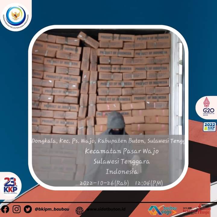 Haii #SahabatBahari siang tadi telah dilakukan Stuffing/ Verfikasi lapangan pemeriksaan kesesuaian jenis  dan jumlah komoditi perikanan sebelum dilalulintaskan bertempat di Pasarwajo Kab.Buton. 
#KKPAccelerate
#KKPGOID
#MenteriKKP
#SAKTIWAHYUTRENGGONO
#BkipmBaubauSIAGA
@bkipm_kkp