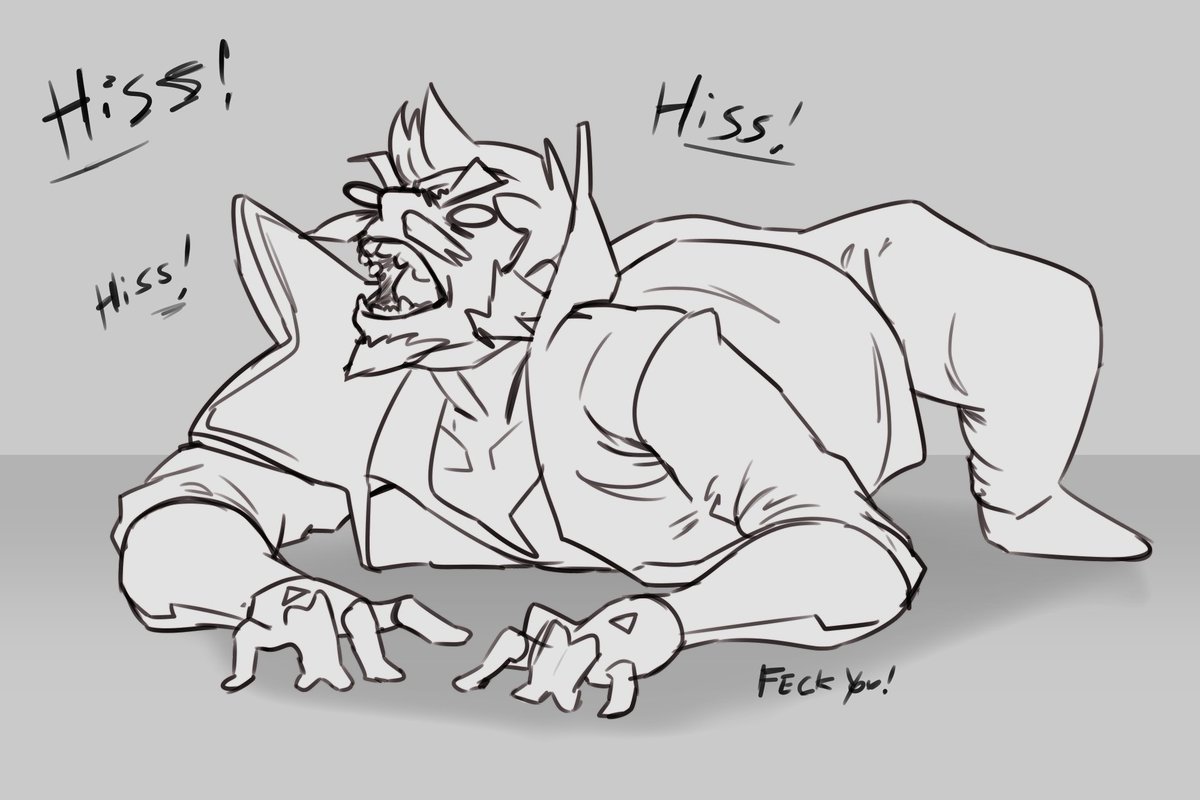 citrineelephant's tweet photo. minor spoilers for new tales (it's like one sentence, it's very small)
---

octavio 🤝zane flynt

natural musk

(he is throwing a fit bcuz fl4k offered to bath him with mr. chew, probably)
---
#borderlands #newtalesfromtheborderlands #ntftbl https://t.co/yEjiWuZbmY