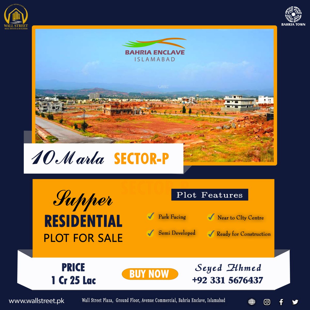 bahriatownwall's tweet photo. PLOT FOR SALE | SECTOR P | BAHRIA ENCLAVE
10 Marla Residential available....
👉Park Facing
👉Near to City Center
👉Semi Developed plot
👉Ready for Construction
👉Price 1crore &amp; 25 lac
#luxurylifestyle #bahriatownislamabad #10marla #sector_P #WS_Realestate_builders #BT_WS https://t.co/ENzRwx0yAC
