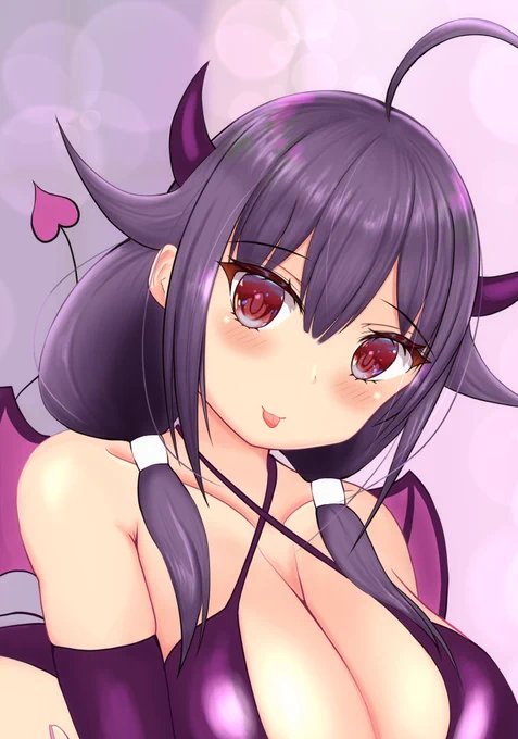 「お菓子はいりませんよ…」サキュバス大鯨ちゃんです(^ω^)#大鯨 