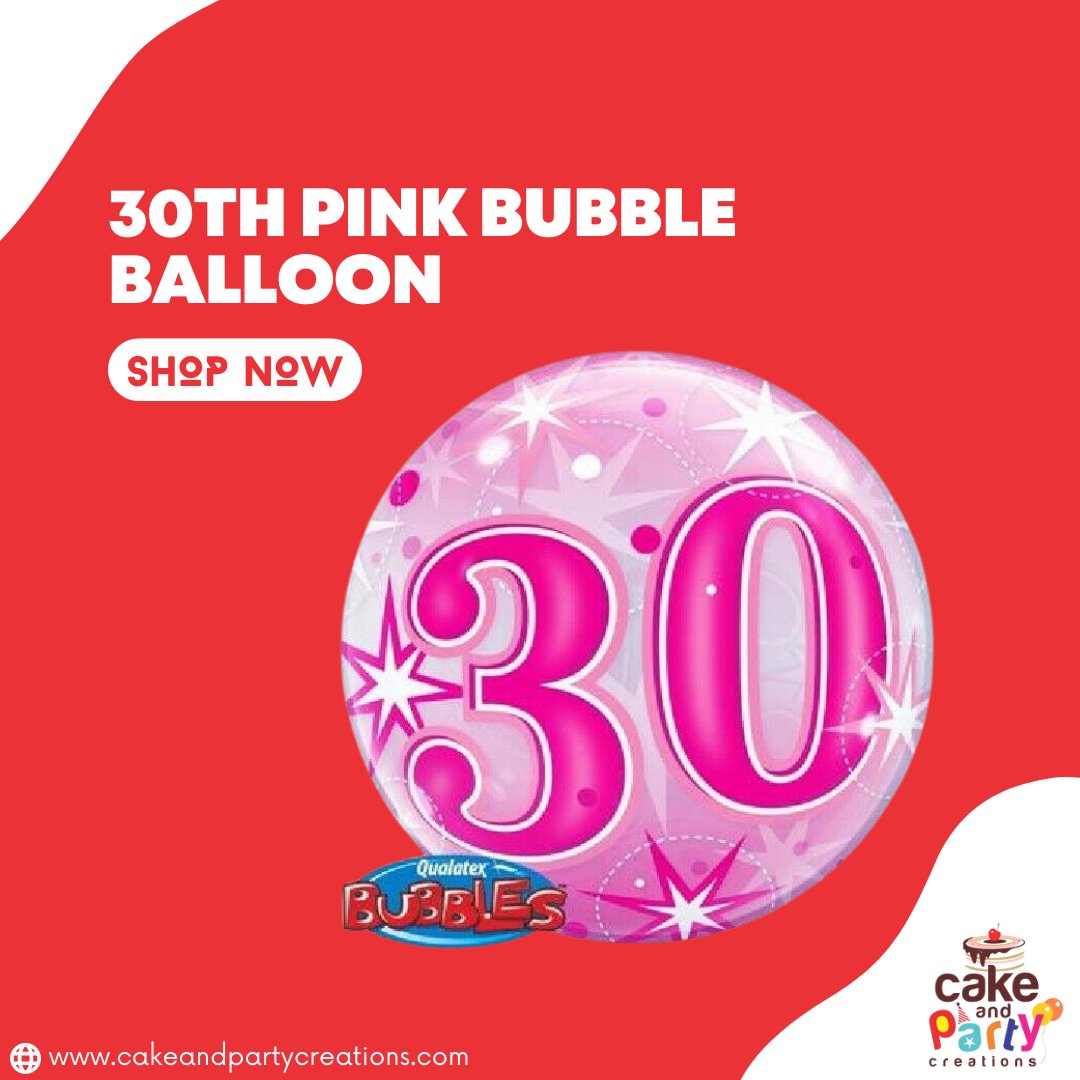 30th Pink Bubble Balloon
This is a brand new high and high quality 30th product.
Call us now - 0113 450 0415
Shop now - bit.ly/3SlJJne
#bubbleballoon #brand