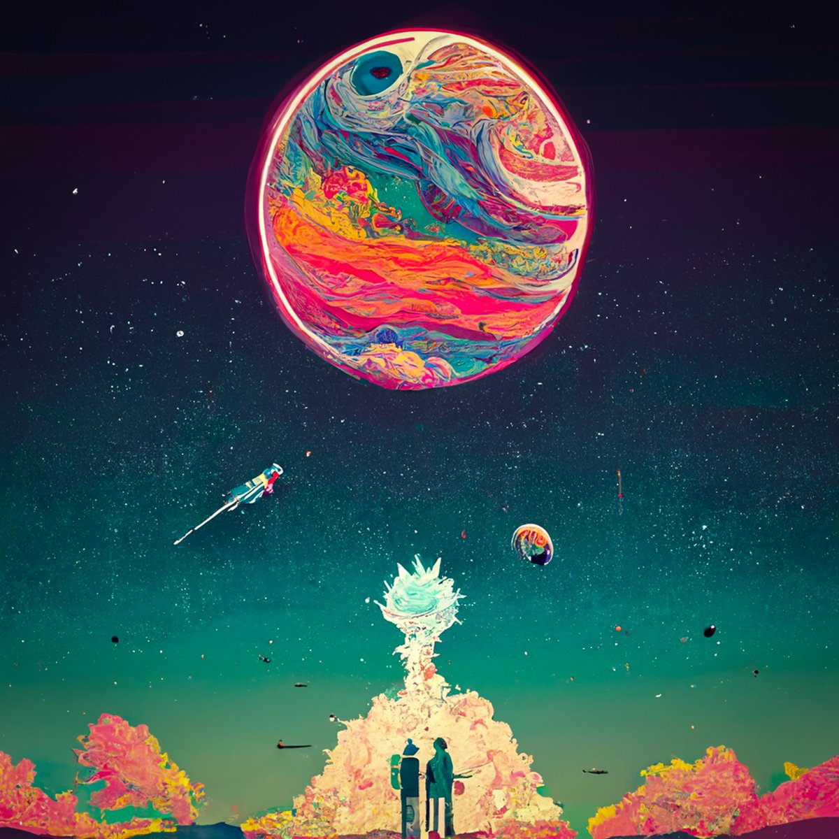 Planet
1/1 edition @ 15 $xtz on #Tezos 
Minted on
<a href="/versumofficial/">Versum</a>

objkt.com/asset/versum_i…
Created with #midjourney 

#tezos #CleanNFTs #objkt #NFT #tezosnfts  #tezoscollectors  #NFTCommunity #versum #midjourneyart #ai #aiart #AIArtwork