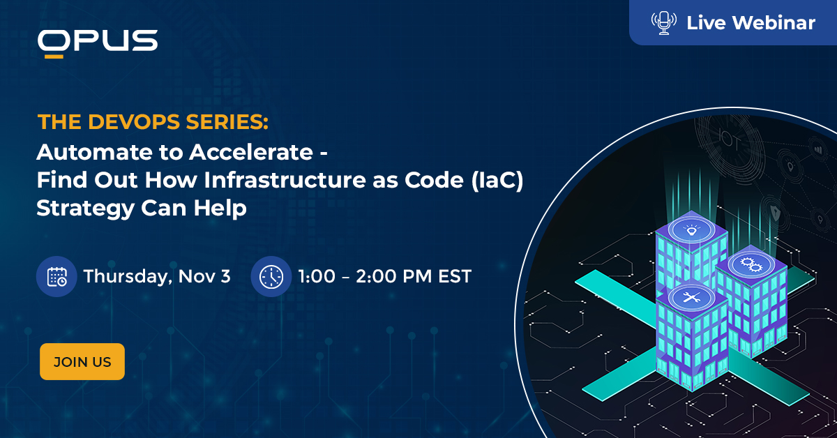 OpusTechGlobal's tweet image. ⚡With a rising need to adopt infrastructure automation—using Infrastructure as Code (IaC) tools will enable organizations to build, deploy and scale applications at speed.

➡️ Hit the link below to register for our webinar. 

🔗bit.ly/3VYYlMx

#Webinar #OpusTalksDevOps