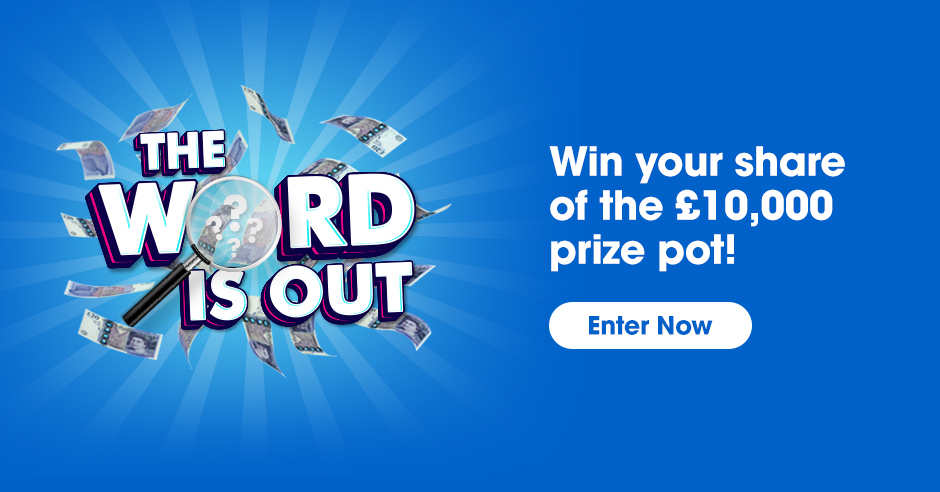 Play our brand new competition for your chance to win money!

You've got to tell us the word we've taken out of Tom Walker's mouth. Keep listening to find out how you can play. You can see the wrong guesses at nationplayer.com/the-word-is-ou…