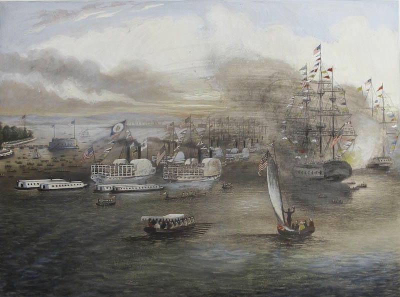 CorinnePulitzer's tweet photo. #OTD in #NYCHistory, in 1825, the #ErieCanal was completed linking #LakeErie & all the #GreatLakes to the #HudsonRiver & #NY On a budget of $17M secured by Gov #DeWittClinton the canal spans 363 miles & its completion helped to speed up the dev of the West. #ErieCanalMuseum https://t.co/nwSF1Rq2Vc