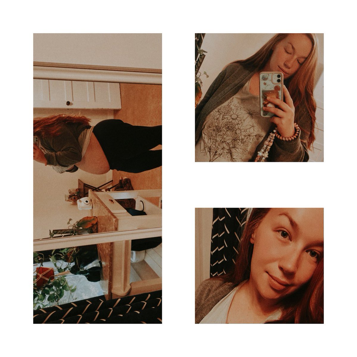 bump-dates and selfies 💚🌿