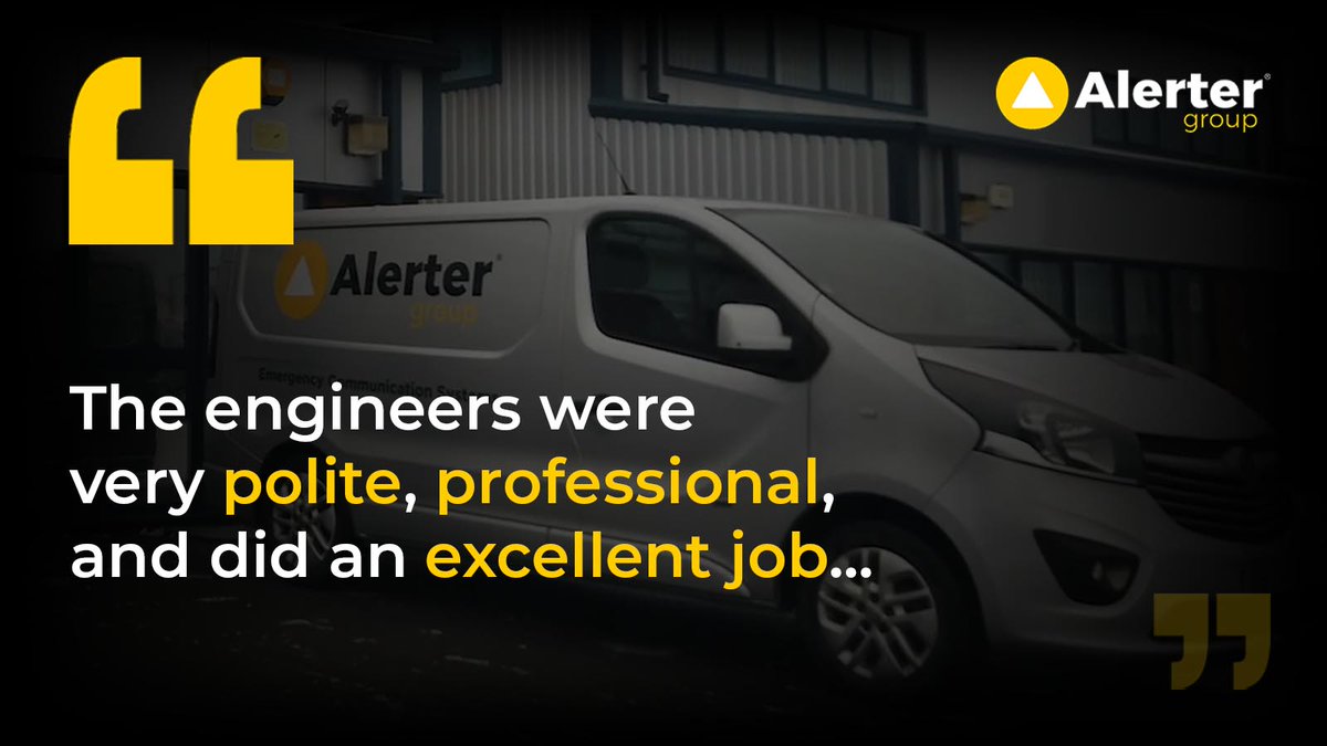 AlerterGroup's tweet photo. We love getting positive feedback! 

Thanks James R &amp; James G 😊 for your great work 👏 installing Refuge Alerter in a listed building in Liverpool 🏛️

#disability #firesafety #refugesystem #emergencyvoicecommunication https://t.co/ES03SJoGCa