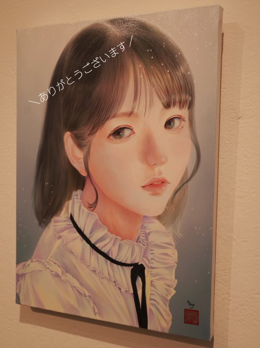 「マイ・ガール展-彩-」に出品した2点のうち、『未来へⅡ』が売約済となりました。誠にありがとうございます↓今月末までオンライン販売します  