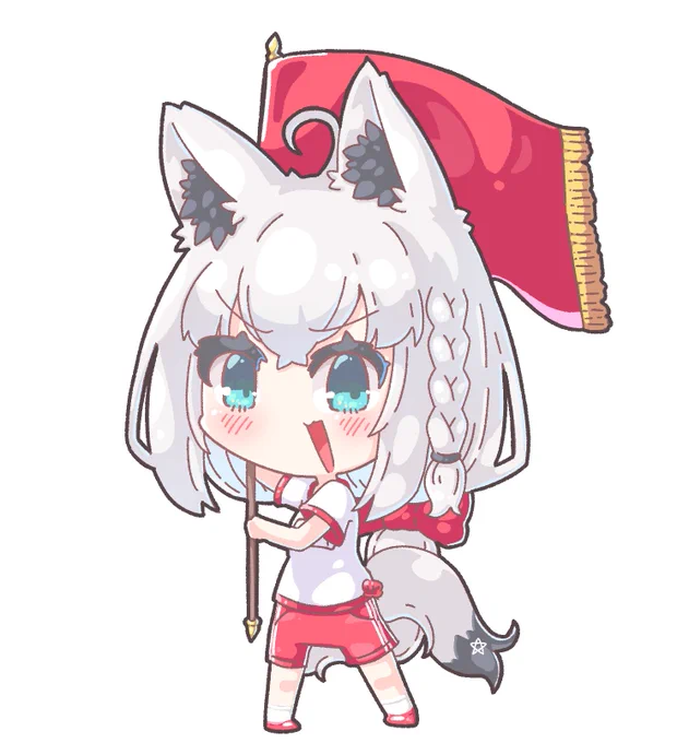 #絵フブキファイトー୧(`•ω•')୨゛ 