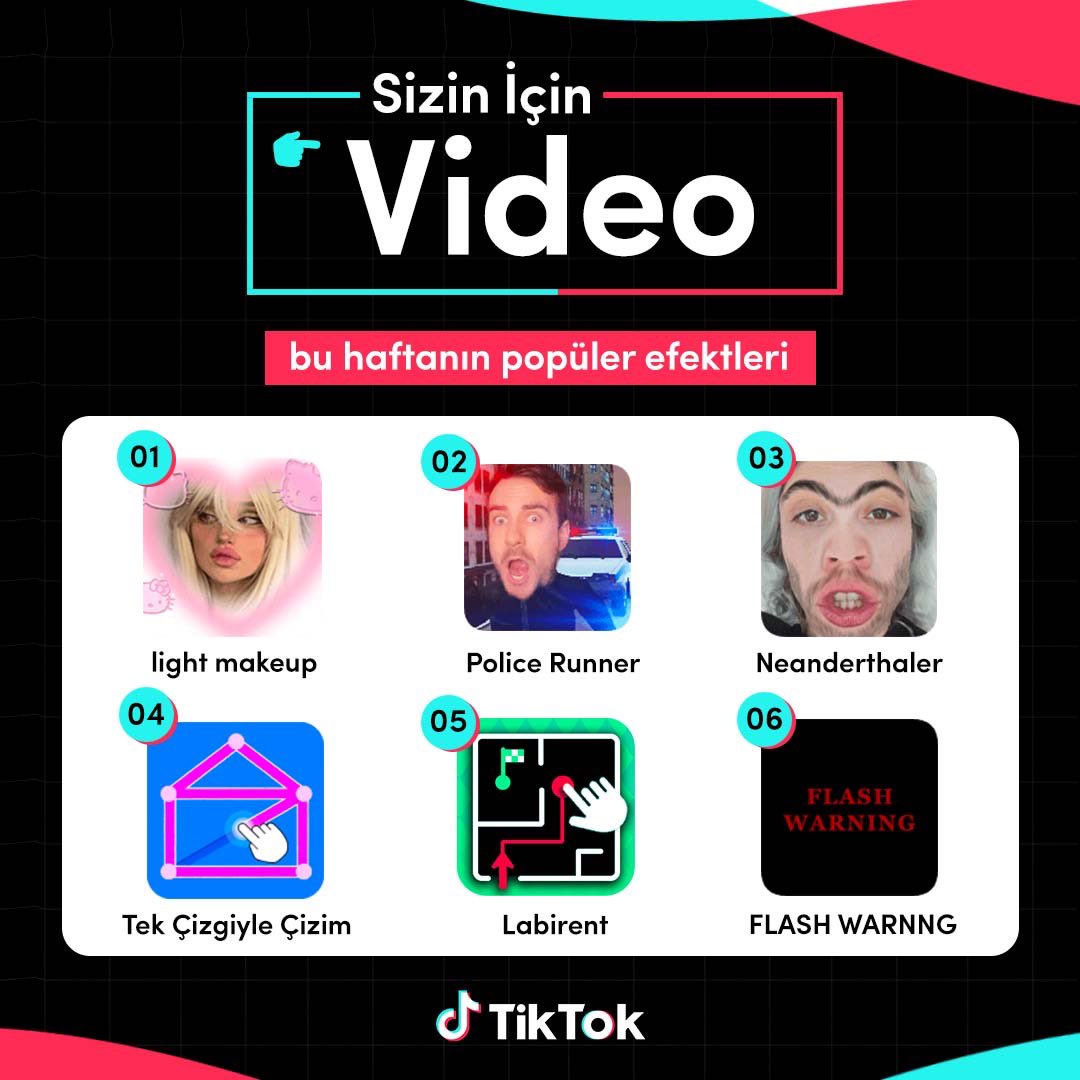 Haftanın popüler TikTok efektlerine gözat! 😎