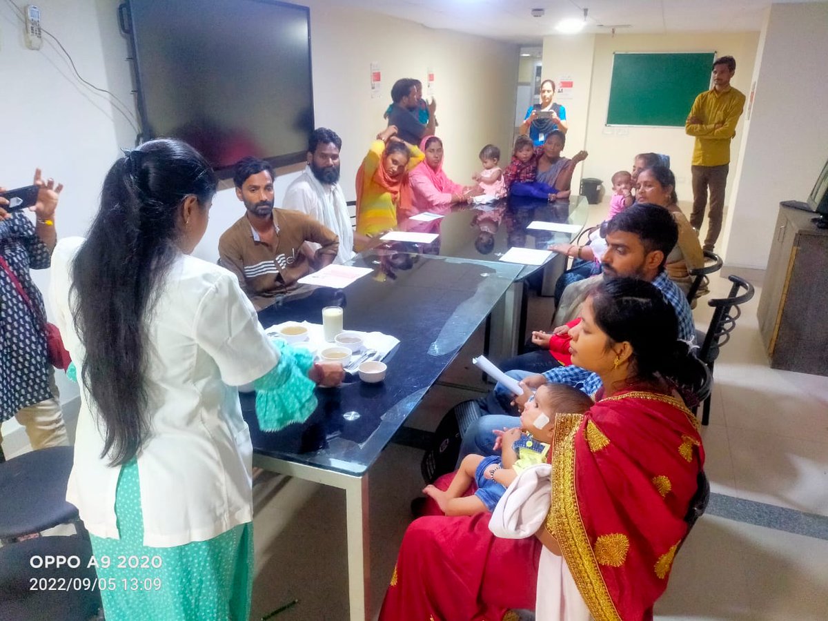 Prioritizing #nutrition in #cleft care! The #SmileChampions at @SIPSHospital, Lucknow invited many families affected by #cleft to attend nutrition counselling and cooking demonstrations to teach them to take care of the nutritional needs of their #CleftWarrior children.