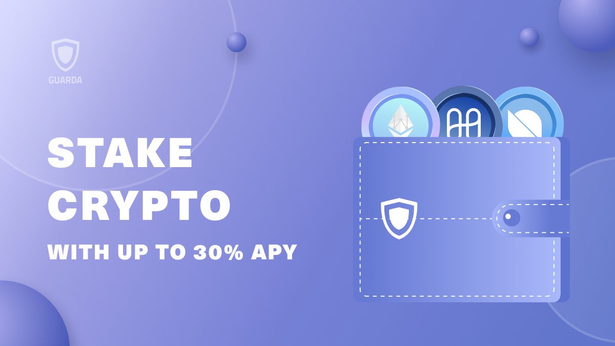 Stake 15 #crypto assets and earn up to 30% yield – in the most secure, decentralized way possible 🌟 Explore your income in real time in the 'Earn' section of your Guarda app 💵 Which #crypto is your top choice for #staking today? ▶️ ow.ly/1u7b50Llbco