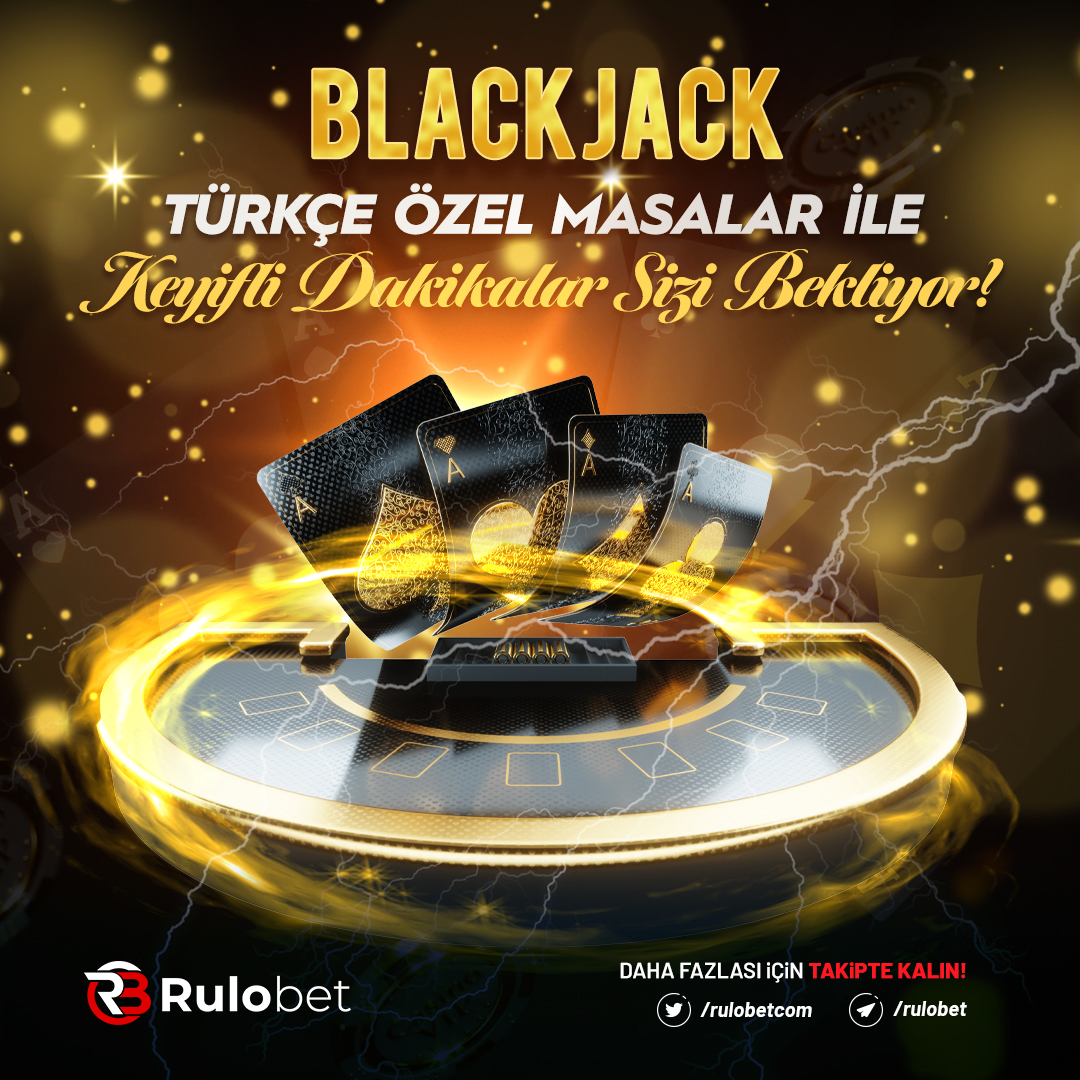 #Blackjack Özel %20 Cevrimsiz Yatırım #Bonusu 🎁2500 TL'ye kadar %100 Yatırım Bonusu 🎰Rulobet'te harika bir başlangıç! 💸#Belgesiz evraksız Günlük 500.000TL çekim fırsatı seni bekliyor ! 💫 rulobet81.com💫 #Canlıcasino #Rulet #Bakara #Bj #Crazytime #Blast