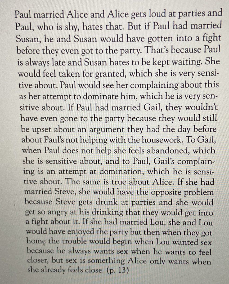 Escoger una pareja es escoger un set de problemas