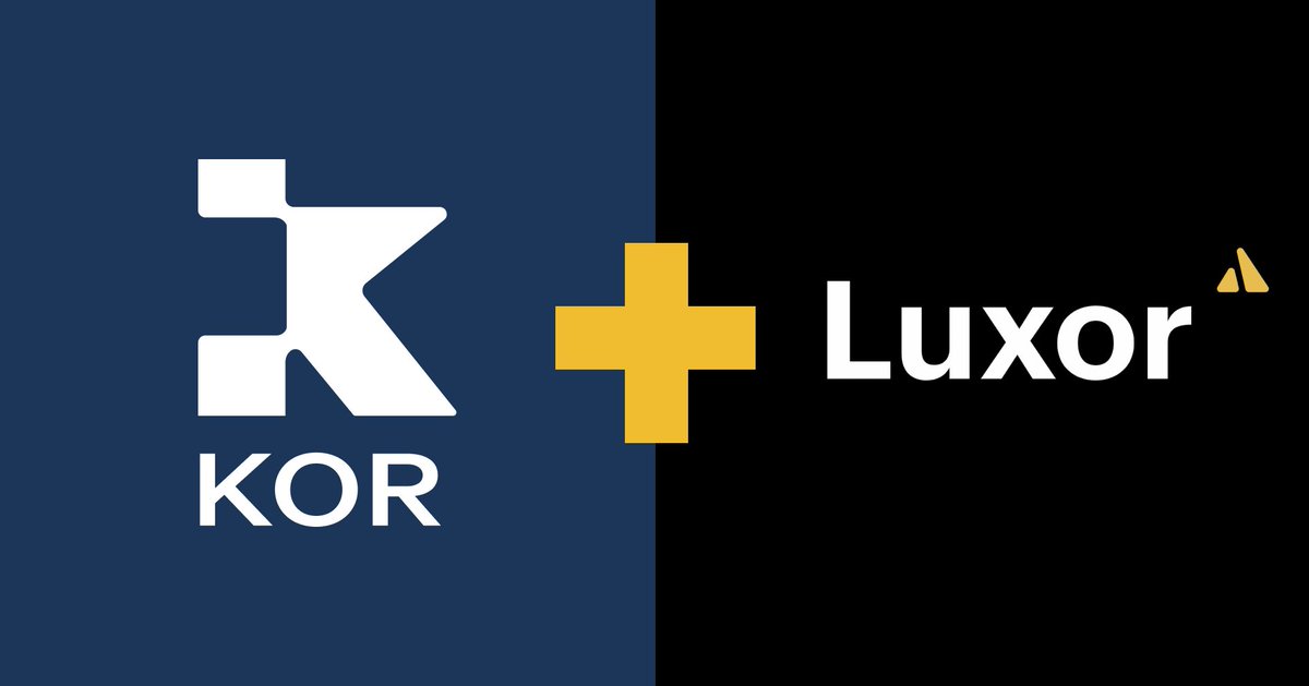 KOR Financial (@kor_fin) on Twitter photo “KOR’s ability to support reporting of Luxor's Hashprice NDFs and give expert guidance enabled essential go-to-market speed.” - Matt Williams, Head of Derivatives
We welcome @LuxorTechTeam to the <a href="/KOR_FIN/">KOR Financial</a> Community using our SDR and Reporting Services. “KOR’s ability to support reporting of Luxor's Hashprice NDFs and give expert guidance enabled essential go-to-market speed.” - Matt Williams, Head of Derivatives
We welcome @LuxorTechTeam to the <a href="/KOR_FIN/">KOR Financial</a> Community using our SDR and Reporting Services.