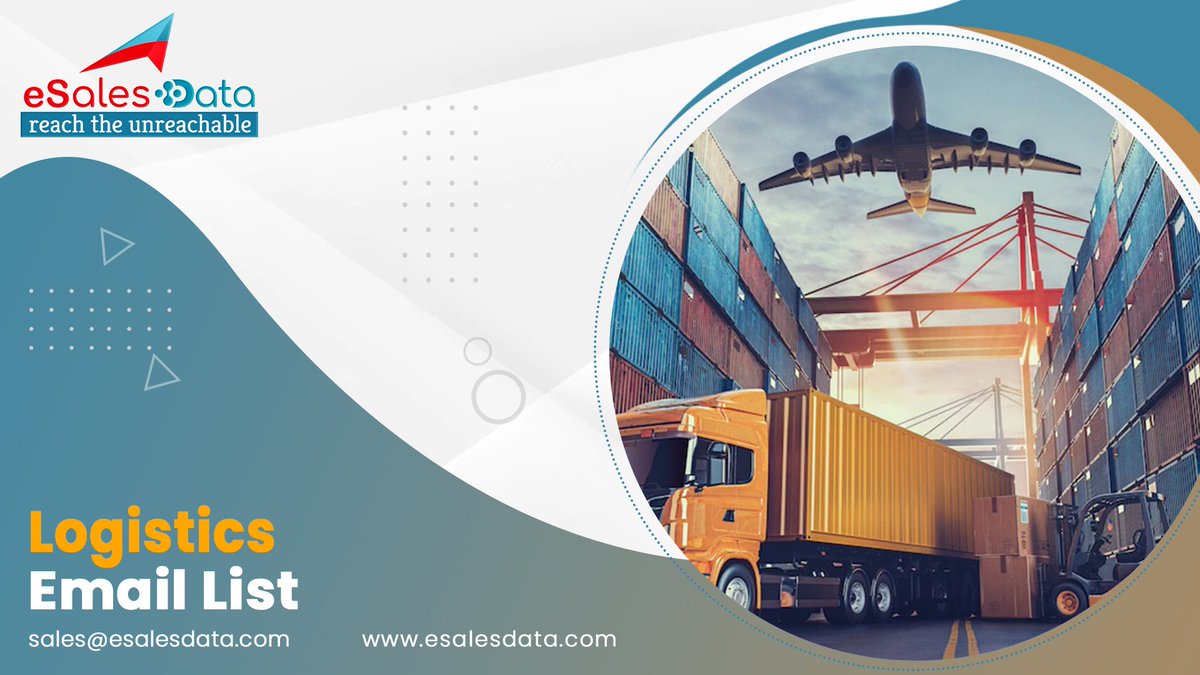 eSalesData's tweet photo. With eSalesData, you need not worry about drawing in irrelevant or cold leads!
Know More:https://t.co/tNPIyZLbFL
#email #emailmarketing #data #b2b #leads #esalesdata #emails #b2bindustry #logistics #logisticsdata #logisticsbase https://t.co/gyrGO22et9