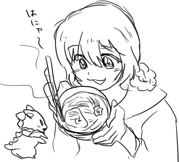 @yuno83 らんらんはラーメンが一番好き♪(異論は認めます 