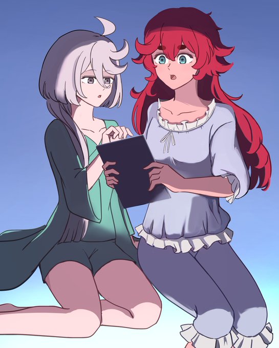 2人のパジャマ姿と髪ほどいてるスレッタちゃん可愛かった #水星の魔女 #G_Witch 
