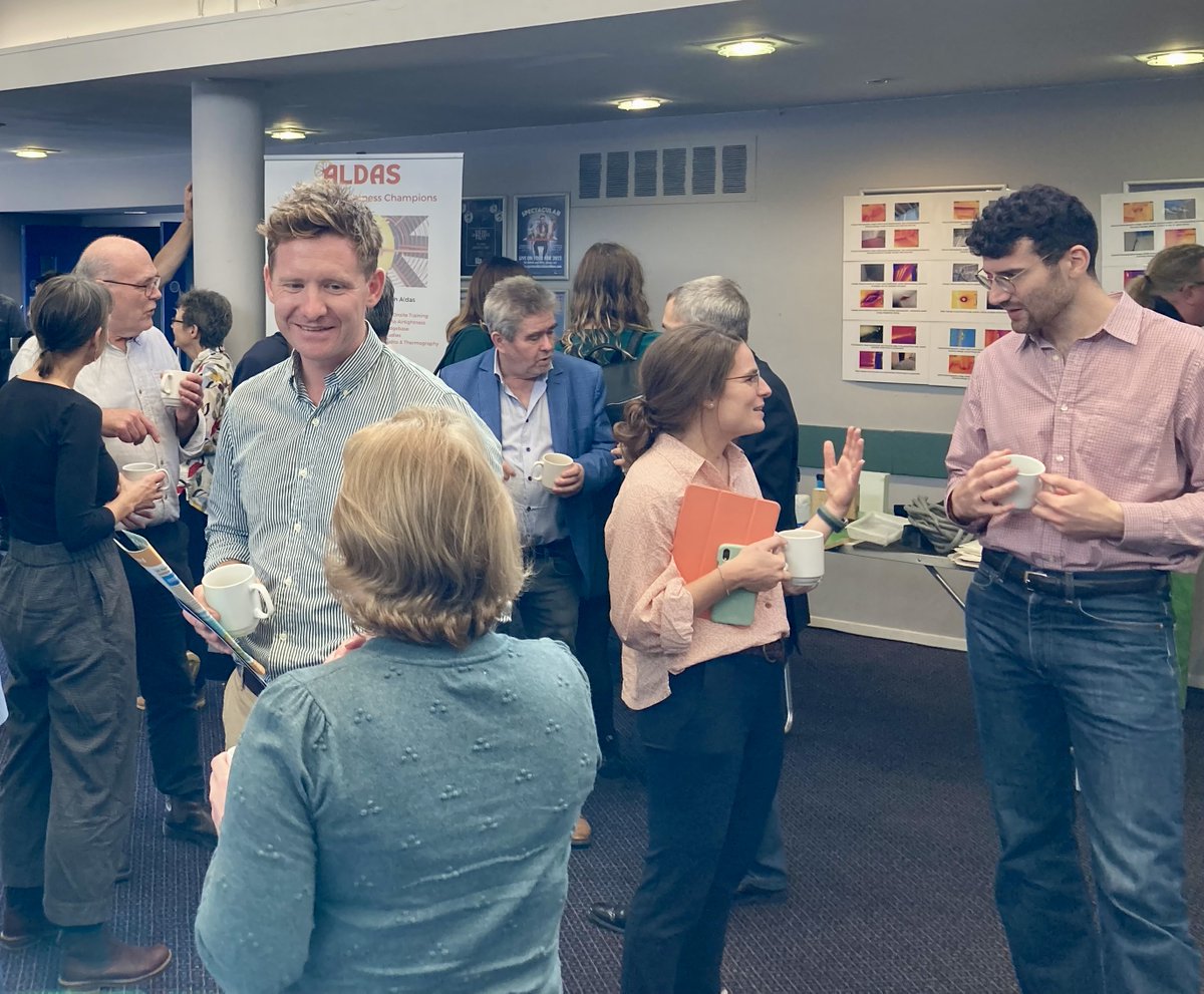 PassivhausTrust's tweet photo. #Passivhaus mingling at the #UKPHC22 Conference today in #Exeter. Great to be together and in-person again - and to be joined by our online delegates.
#community #networking #alwayslearning #passivehouse #exeter https://t.co/LH4nviwrzv