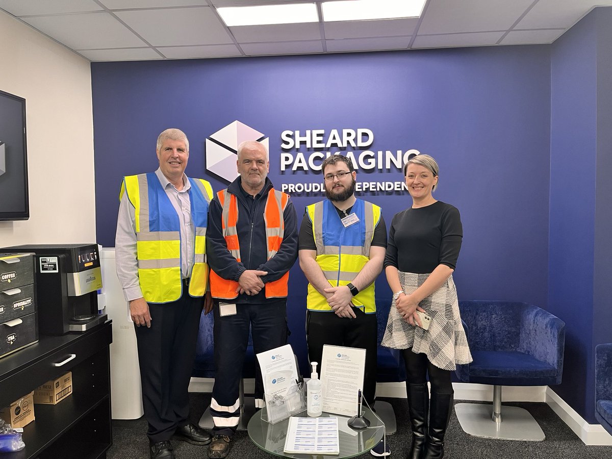 Huge thanks to Sheard Packaging for welcoming our participant Adam for a visit this morning. Seeing workplaces in action is crucial to providing good employment support & helping young people make informed decisions about their career paths #EmployerPartnerships #LocalConnections