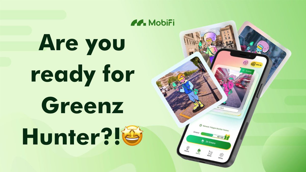 We are thrilled to announce that our #GreenzHunter #Alex collection is live in #polygon #mainnet. We will release the mobile app on this Friday to point it to mainnet🚀 Choose #green #mobility services and #earn together with #Alex @0xPolygon @Polygon_Space1 @0xPolygonNews
