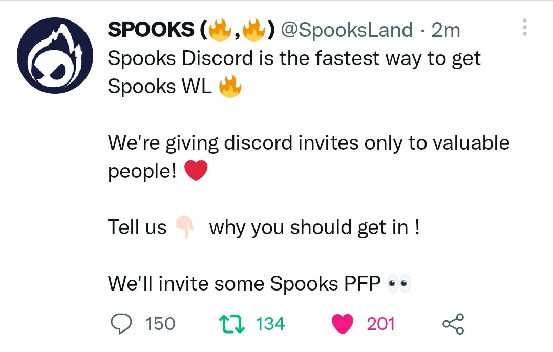 AptosBurmese's tweet photo. @SpooksLand 200likes in 2Minutes
Prolly nothingππ₯
#Spooklist https://t.co/J4vd1KktSS