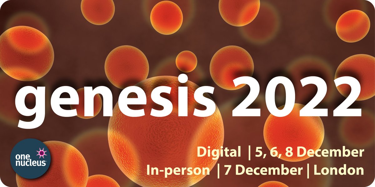 I'm really looking forward to once again being the #eventphotographer at this year's <a href="/OneNucleus/">One Nucleus</a>  #GenesisLondon22 conference. It will be an awesome event - it always is