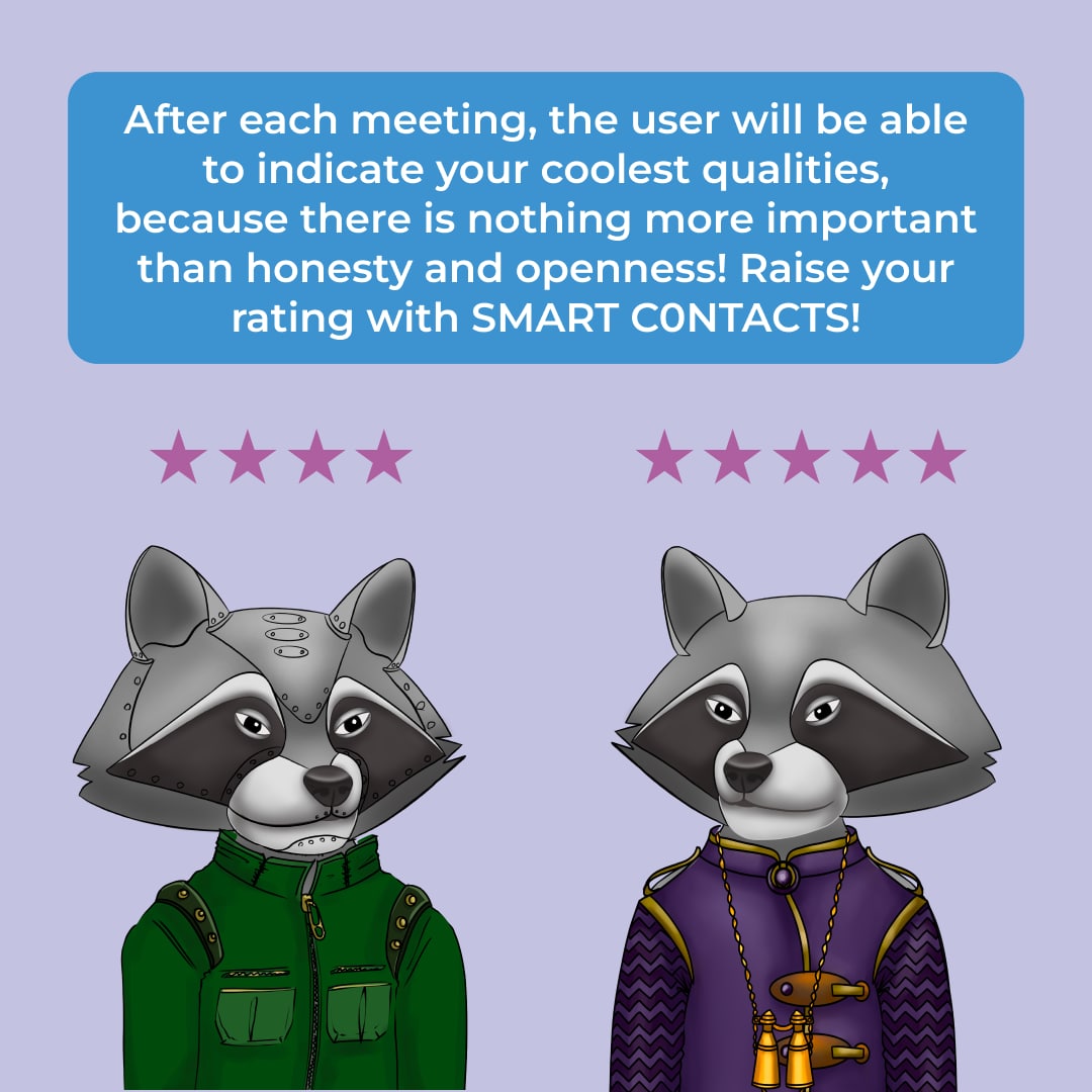 SMARTC0NTACTS's tweet image. 📞
What is the rating in SMART C0NTACTS for? 🤔

SMART C0NTACTS will help you discover all your #strengths online ! That&apos;s what user ratings are for. 😃

#found_himself #connection_channels #softskills #hardskills #findvector #SMARTC0NTACTS