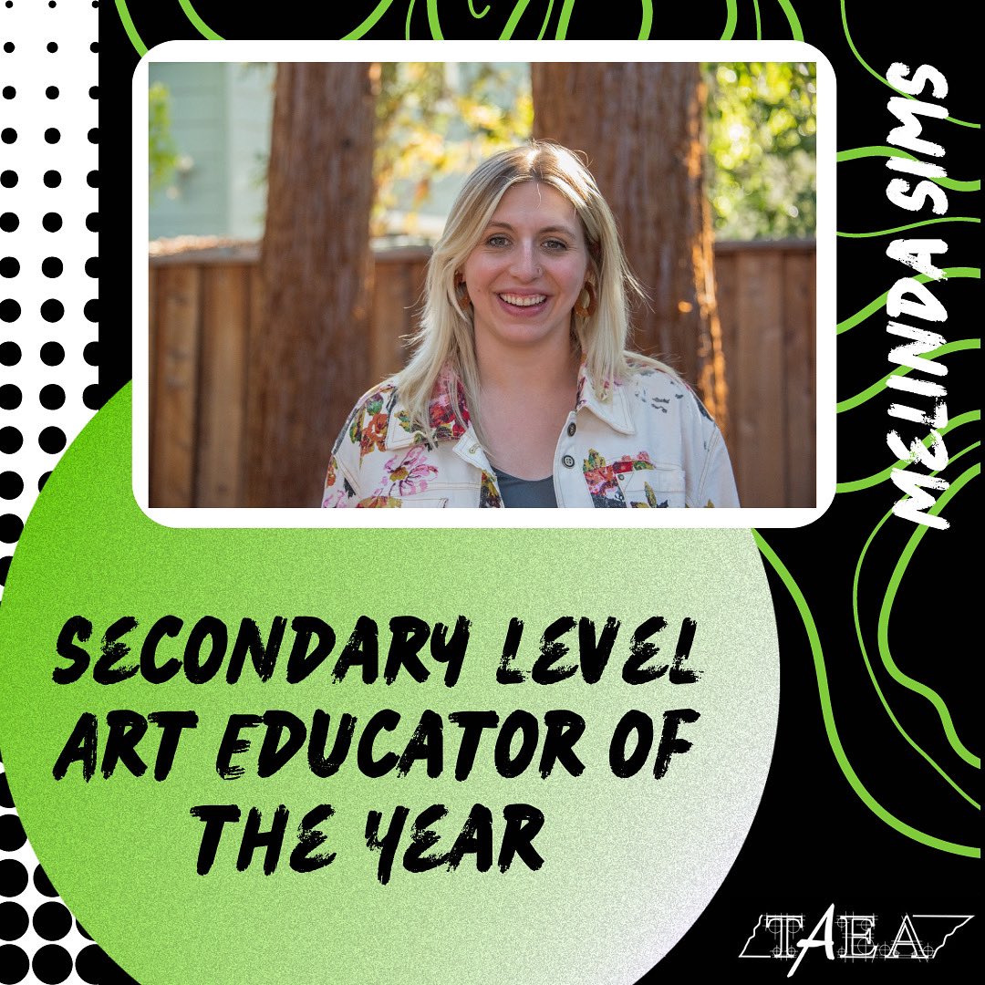 CONGRATULATIONS to the TAEA Secondary Level Art Educator of the year Melinda Sims! Join us at the TAEA Fall Conference as we congratulate all of our award recipients.