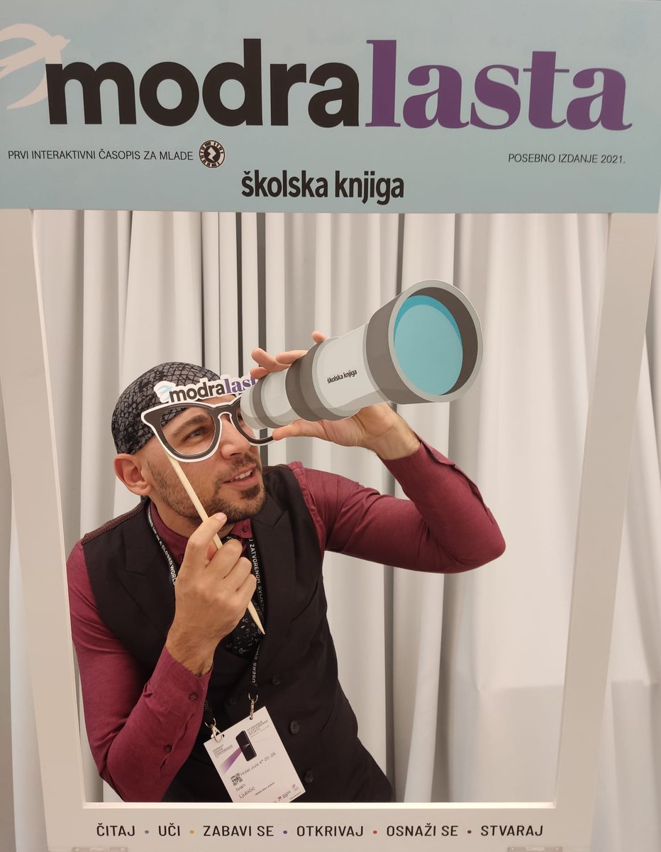 skolskaknjiga's tweet photo. Postanite i vi lice s naslovnice!
#ModraLasta
#CARNET_CUC https://t.co/Ffxvp7w3F1