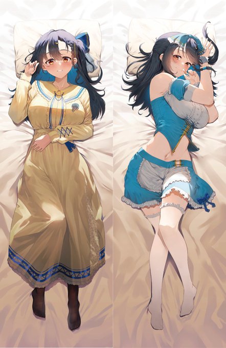 ねしあ先生(@Neshia0309)描き下ろしの箱入り娘のお嬢様女子大生(姫宮茜)抱き枕カバー
在庫分放出しております〜

衣装が2パターンあるのでお好みの方を是非!
↓メイド服
https://t.co/DfXwtPjW8Y

↓ビキニメイド版
https://t.co/NJ1CIlNZXb 