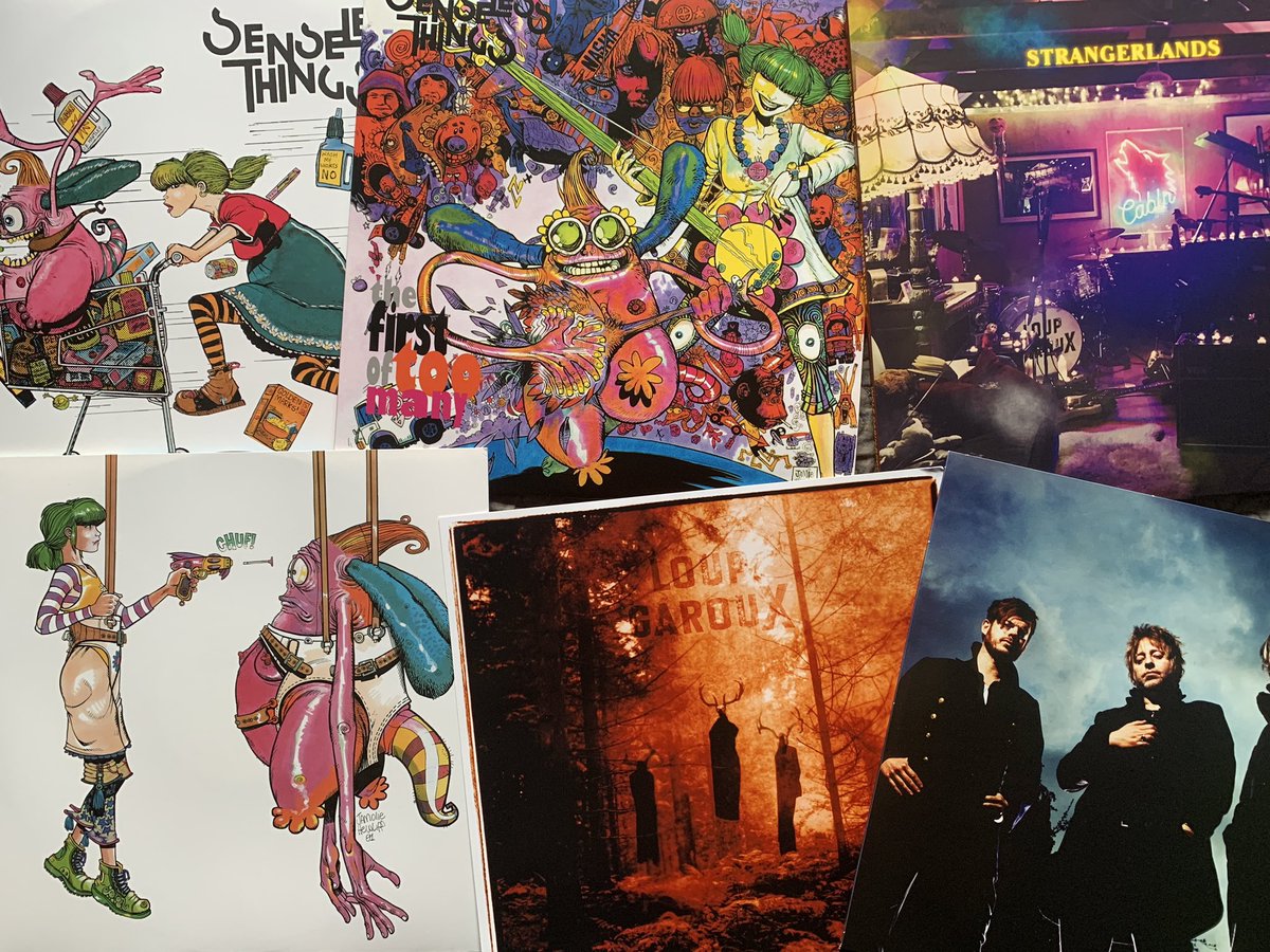 ActionPhoo's tweet photo. Pure genius in the post this morning from Cass Browne Esq. Divine 30th anniversary mix of The Senseless Things debut ‘The First of Too Many’ AND new Loup Garoux double album Strangerlands. Double your money definition of heavy vinyl. https://t.co/2K4ufXbef0