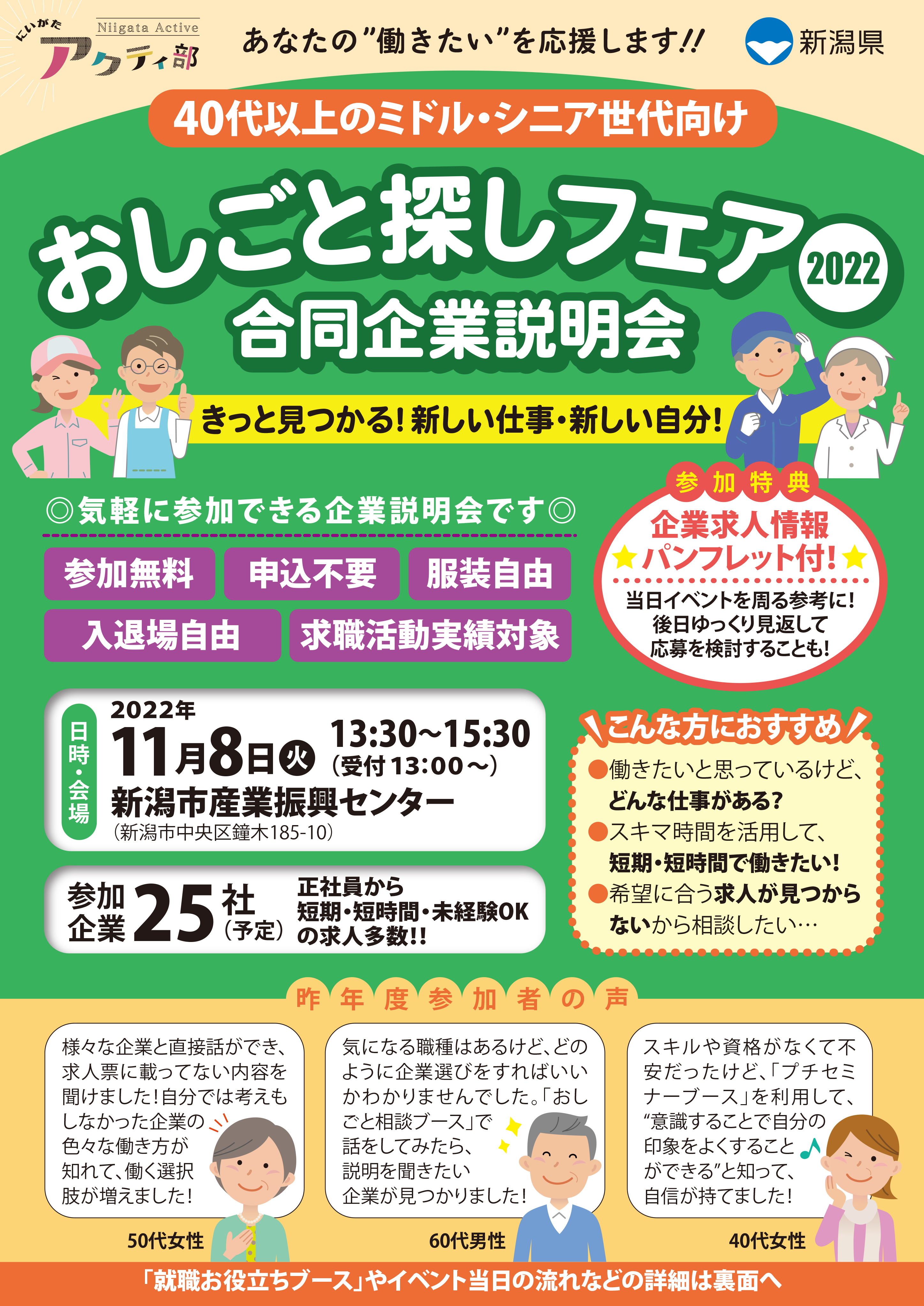 新潟 コロナ離職者向け再就職支援 Niigataactive Twitter