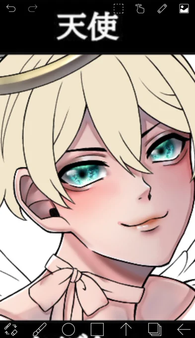 可愛いお顔に描けたとは思うんだ……でもさ、千冬に見えねぇんだ 