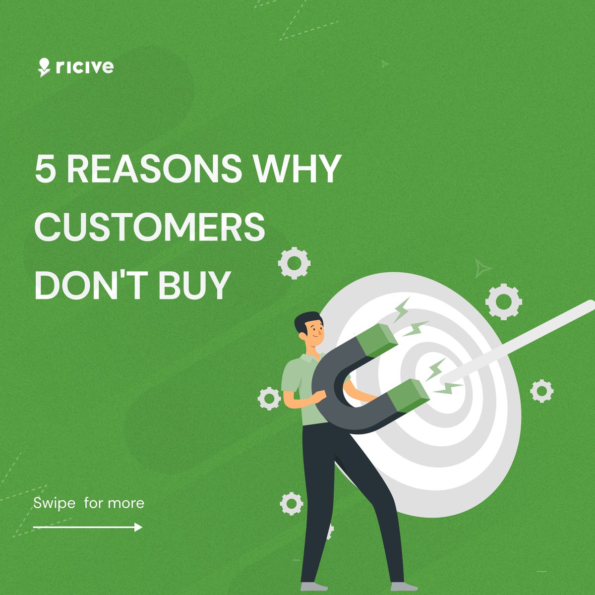 tryRicive's tweet photo. Getting customers to buy from you is a vital part
of the business and if not done right will be very costly
for your business.
Check out 5 reasons why customers don't buy.
#tryricive #ricive #sme #businesstips #salestips101 https://t.co/lCGqZP333R